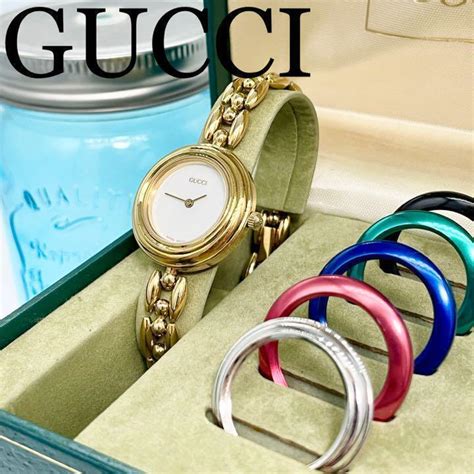 vintage Gucci change bezel watch